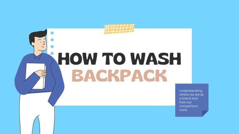 How to Wash Backpack After Camping?