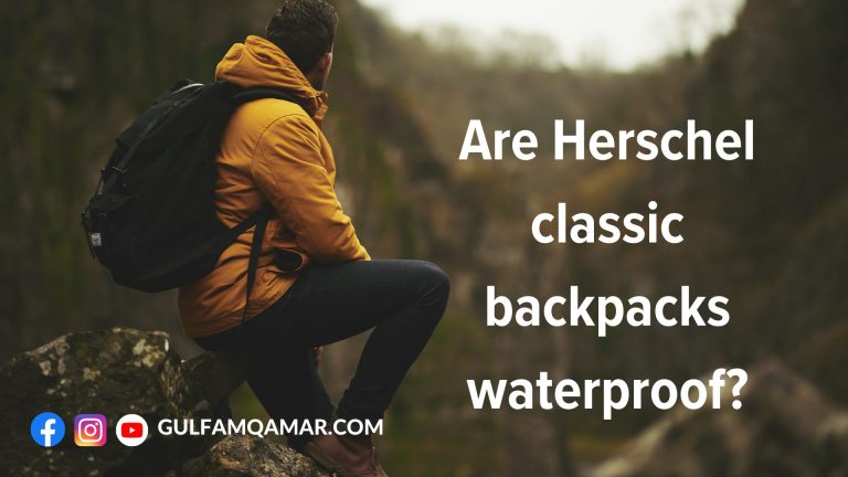 Are Herschel Classic Backpacks Waterproof?