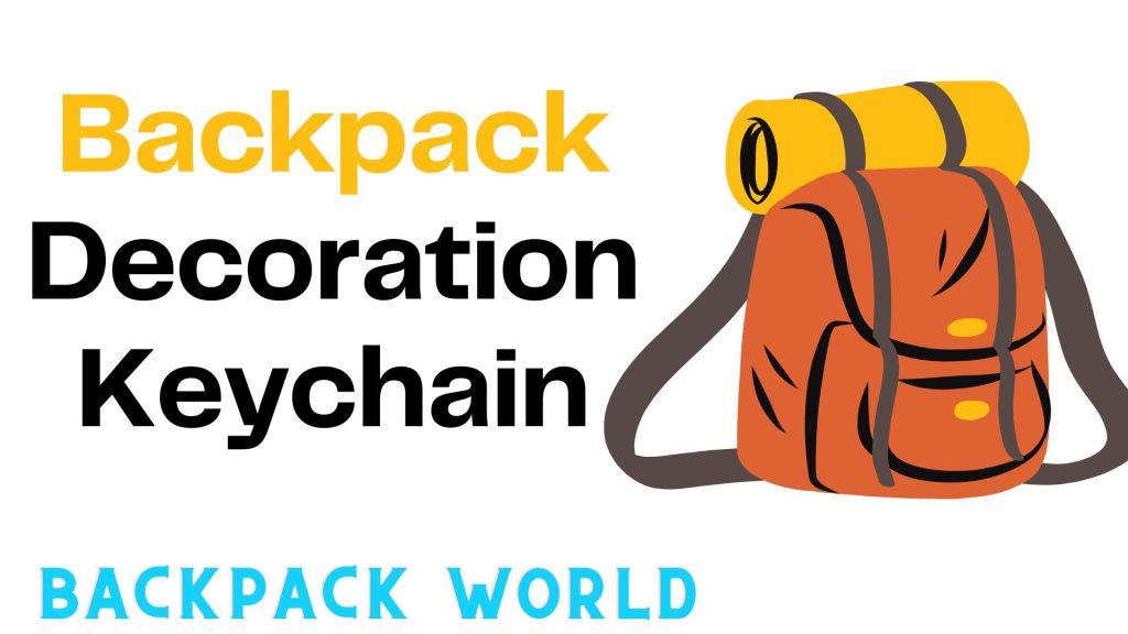 Backpack Decoration Keychain