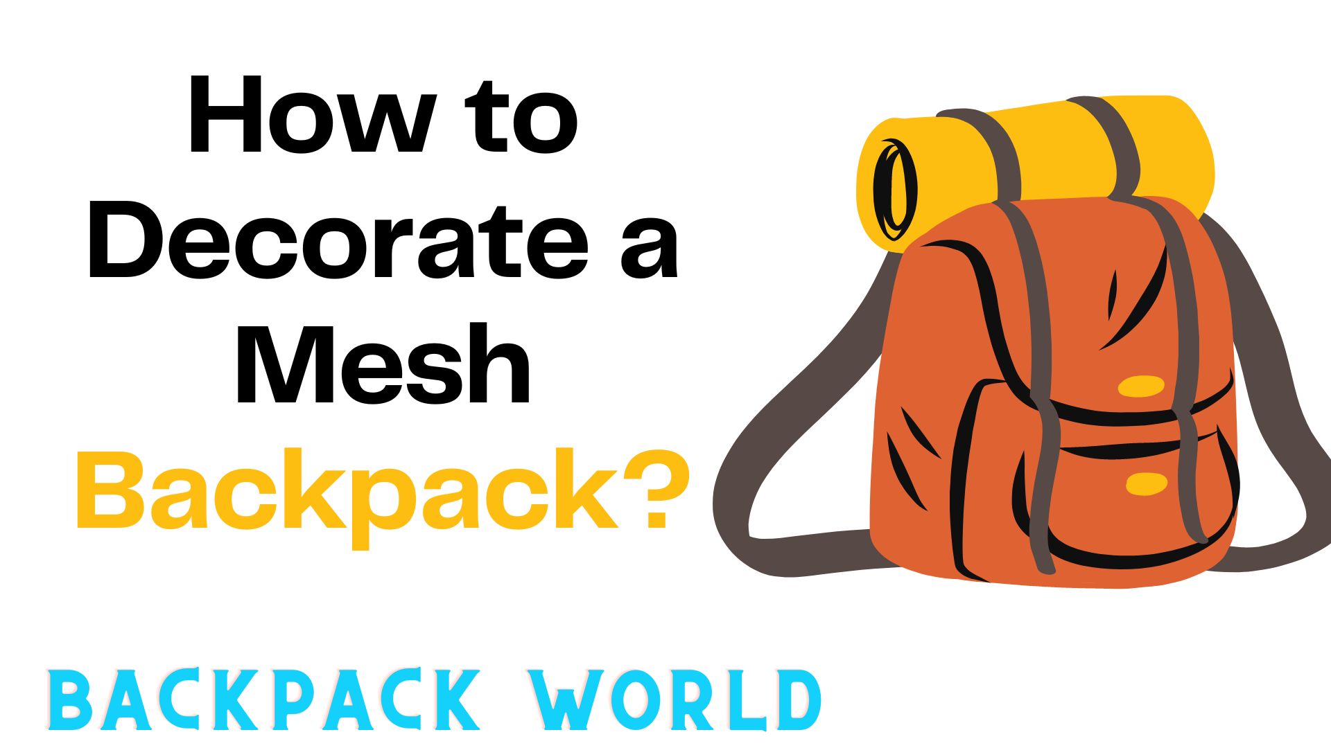 How to Monogram: Mesh Backpacks (M552VL) 