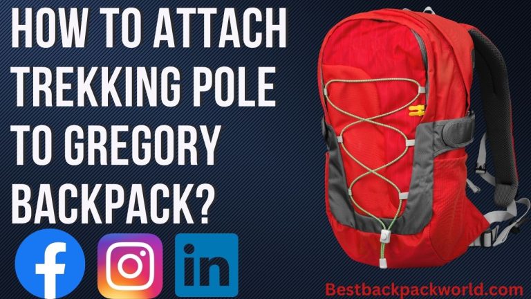 How to Attach Trekking Pole to Gregory’s Backpack?