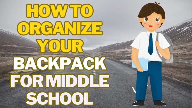 How to Organize your Backpack for Middle School: Tips and Tricks