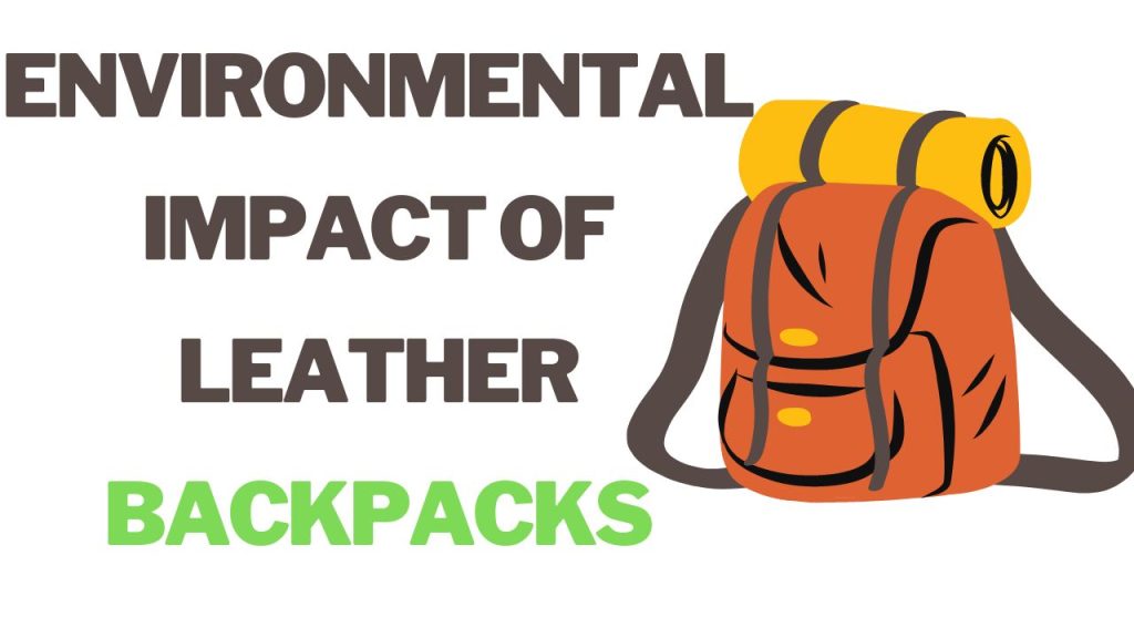 Environmental Impact of Leather Backpacks