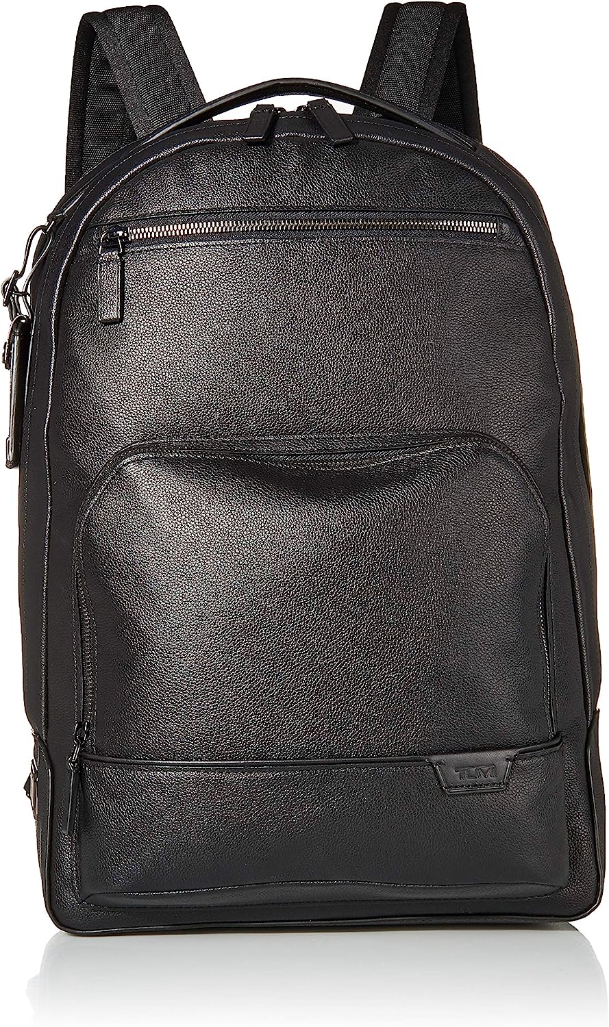 TUMI - Harrison Warren Leather Laptop Backpack - 15 Inch Computer Bag for Men and Women - Black
