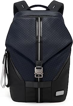 TUMI Men's Finch Backpack, Ink, Black, Blue, One Size