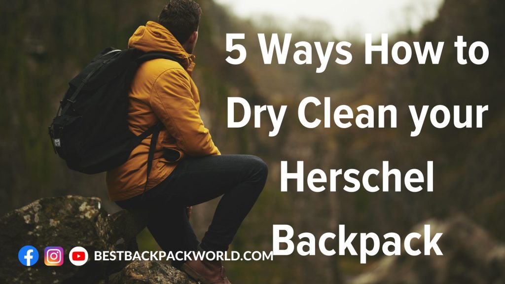 5 Ways How to Dry Clean your Herschel Backpack