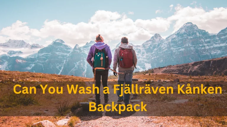 Can You Wash a Fjällräven Kånken Backpack?